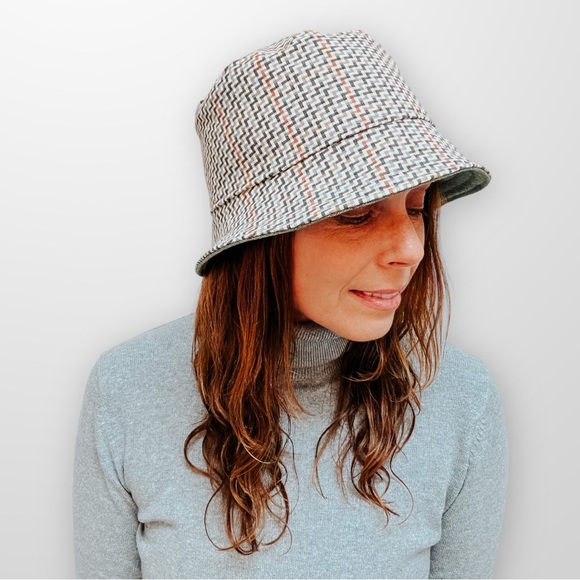 ♻️ Upcycle Summer Bucket Hats Spring Hat Reversible Womens Small Eco-Friedly - Picture 2 of 8